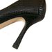 Women's Black Crocodile Patent Leather Pointed Toe Stiletto Pumps, Office & Party Dress Heels_vogvips.com