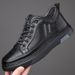 ct Suitable For All Seasons Fleece-Lined Cotton British Style Breathable Men's Business Slip-On Soft Sole Casual Leather Shoes_vogvips.com