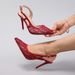 Women’s Shoes Lace Stitching High Heels Women Summer Elegant Sexy Pointed Banquet Party Wedding Stiletto Sandals_vogvips.com