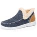 Winter New Shoes For Women, Cross-Border, Fleece-Lined, Thickened Snow Slip-On, Convenient Short Boots, Fashionable And_vogvips.com