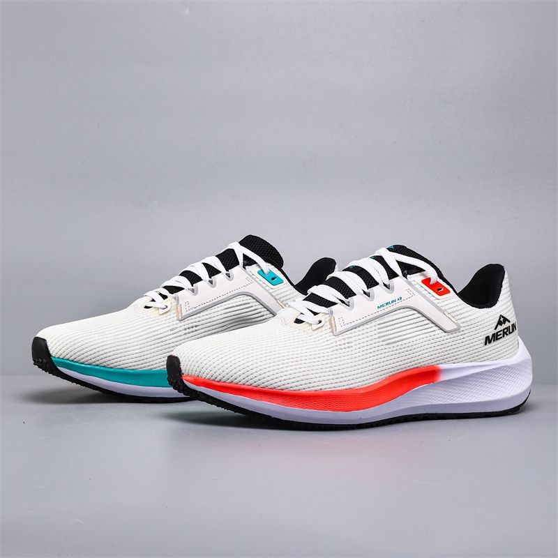 The Color-blocked Breathable Sports Shoes Are Made Of Soft And Elastic Mesh Fabric, Providing A Versatile And Casual Feel_vogvips.com