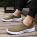 Men's Casual Sports Shoes For Summer, Extra-large Size Mesh Running Slip-on Outdoor Travel Shoes, Lightweight And_vogvips.com