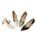New Fashion Goddess Style Design Sense Spring And Autumn Temperament French Pointed High Heels Women S_vogvips.com