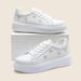 Women's Shoes Flower Embroidery Sports White Shoes Summer Women's Versatile Thick Soled Low Top Strappy Sneakers Eva_vogvips.com