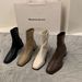 High-End White Martin Ankle French Style Short Spring Summer New Fleece-Lined Slim Boots For Women_vogvips.com