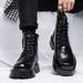 European Warm Series Martin 2025 Winter New Mid-Calf Workwear British Style Chic Leather Men's Fleece-Lined Warm Cotton Boots_vogvips.com