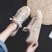 Spring/Summer New Canvas Female Student Fashion Board Biscuit Breathable Internet Red Cloth Shoes_vogvips.com