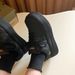 Korean Black Women's 2025-1 Spring New Thick-soled Casual And Versatile Sports Bread Shoes_vogvips.com