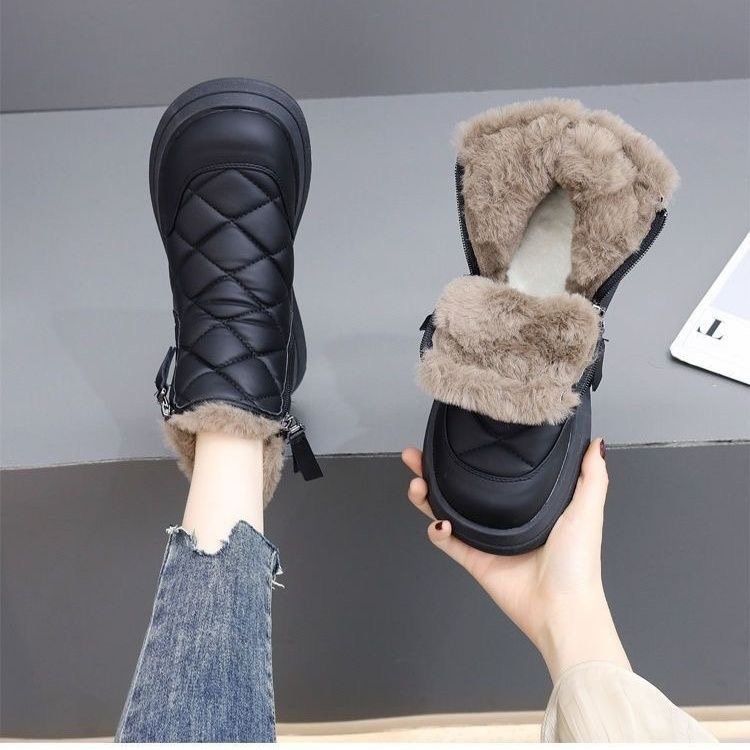Winter Bestsellers: Women's 2025. New French Fleece And Thickened Snow Boots And Ankle Boots_vogvips.com