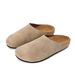 nwe 2026 Women's And Men's New Style Closed-Toe Half Slippers Outdoor Flat Lazy Slip-On Single Shoes_vogvips.com