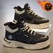 Winter Men's Shoes Fleece-Lined High-Top Martin Boots, Trendy Versatile Thick-Soled, Extra-Thick Warm Cotton Shoes, Men'_vogvips.com