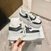 2025 Autumn And Winter New Arc De Triomphe Cross-border Foreign Trade Leather Casual Shoes Thick Sole Heightening White Shoes Star_vogvips.com