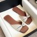 Women's Butterfly Rhinestone Slip On Sandals European And American Style Flat Sandals Open Toe Beach Shoes_vogvips.com