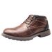 Leather Boots Retro Martin Boots Men's High Top Shoes Men's Short Boots Outdoor Tooling Boots_vogvips.com
