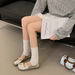 French-style Retro Shallow Mary Jane Women, 2026 Summer Soft-soled To Pair With Skirts, Comfortable Flat Shoes For Women_vogvips.com