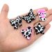 Cow Style Shoe Flower Shoe Buckle PVC Soft Rubber Shoe Accessories Accessories Sandals Decorative Buckle_vogvips.com