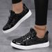 Luxury Silver Women's Casual Sneakers Paillette Designer For Women Sports Outdoor Non-slip Skateboard Shoes Woman_vogvips.com