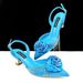 Women’s Shoes women's shoes and bags, handmade flower decoration, high temperature hot diamond, satin high heels, simple and elegant suit_vogvips.com