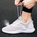 Men's Shoes Shoes Mesh Shoes Mesh Breathable Hollow Summer Non Slip Soft Bottom Sports Casual Shoes Cross Border Foreign Trade Men's Black_vogvips.com