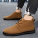 European Warm Series New Martin Boots Autumn And Winter, Simple Work Shoes, British Style Leather Shoes For Men, Trendy Business_vogvips.com