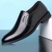 Low-top Casual Men's British Style Pointed Business Leather Formal Dress Shoes For Men_vogvips.com