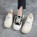 Cut Canvas 2024 Spring And Autumn Nw Thick-sold Vrsatil Sports Casual Biscuit Shos Popular Big-tod Ugly-cut_vogvips.com