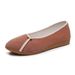 Flat Cloth New Oxford Soles, Walking And Leisure Women's Solid Color Tea Clothes, Single Shoes, Mother's Shoes_vogvips.com