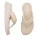 Spring Summer 2025 New Non-Slip Breathable Casual Women's Sandals Clip-Toe Fashion Soft Sole Large Size Slippers_vogvips.com