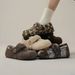 Flat Sole Hidden Wedge Slip-On Fleece-Lined Women's Shoes 2025 New Autumn Winter Lazy Style Gentle Wind Loafers_vogvips.com