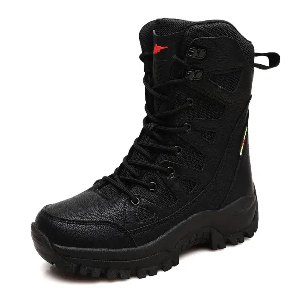 New Men Tactical Boots Waterproof Hunting Hiking Shoe Lace Up Desert Unisex Army Boot Male Women Brand Motorcycle Climbing Shoe_vogvips.com
