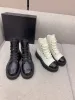 Platform Biker Ankle Boots Elongate The Legs Upper Cowhide Winter Shoes_vogvips.com