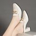 Women's Spring Summer, New European And American Style, High Heel Slippers, Lazy Closed-Toe Half Slippers For Women_vogvips.com