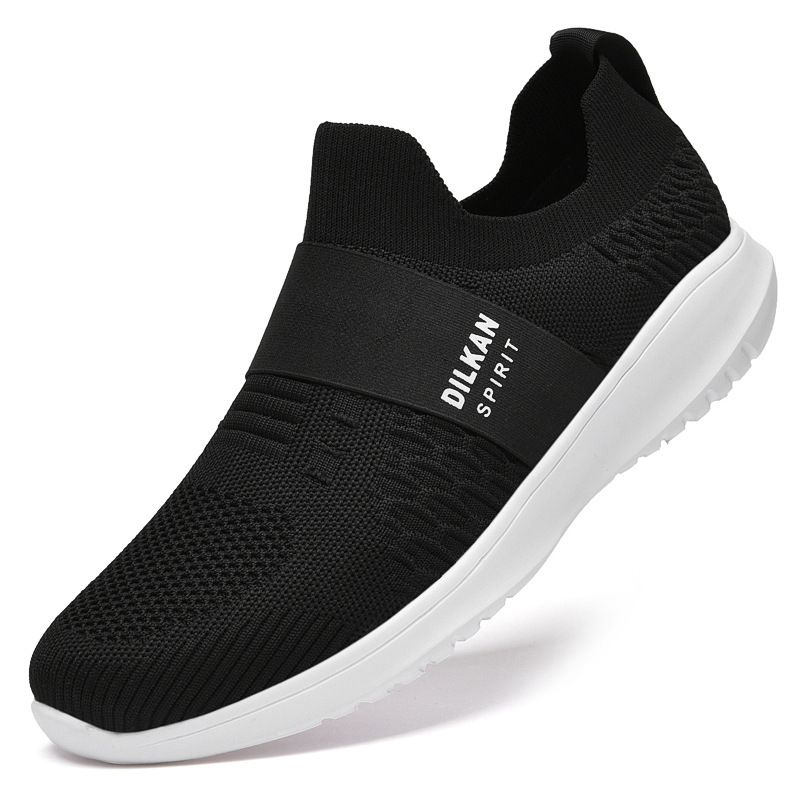Men's Flying Weaving Sports Casual Shoes Mesh Sneakers Men's Shoes Men's_vogvips.com