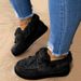 Women Ankle Boots Autumn Winter Short Boots Cotton Winter Bowknot Warm Flat Furry Large Size Women S Shoes_vogvips.com