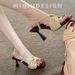 In-stock, Available For Dropshipping~French Elegance~Open-toe Thin Strap Buckle Sandals With Hollow Back And Square Toe_vogvips.com