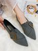 Doudou Spring And 2025 New Four Seasons Boat For Women Pointed Toe Internet Celebrity Single Flat Large Size Autumn_vogvips.com