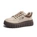 Little White Schoolgirl Trendy Versatile Thick Baseplate Casual Shoes_vogvips.com