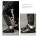Men's Shoes British Board Shoes Sot Sole Irst Layer Cowhide One-pedal Shoes Men's Casual Leather Shoes_vogvips.com