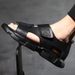 Popular Men's 2026 Summer Trendy Casual Beach Shoes Breathable Soft Surface Comfortable Thick-soled Roman Sandals_vogvips.com