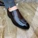 Suitable For All Seasons 2024 Leather Trendy Business Hairstylist Slip-On Korean Versatile British Style Casual Men's Shoes_vogvips.com