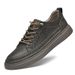 Men's Shoes Two Cowhide Board Shoes Men's Hollow And Breathable Retro Tooling Shoes Men's Casual Shoes_vogvips.com