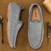 Solid Color Simple Bean Shoes Trend Foot Set Men's Shoes Fashion Large Size Casual Shoes_vogvips.com