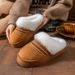 Women's Shoes Cotton Slippers With Velvet For Indoor And Outdoor Wear 2025 New Winter Warm And Comfortable Thick Soled Non Slip Cotton Slippers_vogvips.com