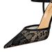 Sexy Nightclub Slim High Heel Shallow Mouth Pointed Out Mesh Lace Strap Sandals_vogvips.com