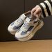 thick-soled White Shoes Female Students Height-increasing Sports Board Shoes Casual Shoes_vogvips.com