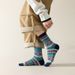 Men's Dress Cotton Socks, 3 Pairs, Breathable And Sweat-Absorbing, Funky Colorful Pattern Crew Socks_vogvips.com