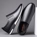 ct Suitable For All Seasons Summer 2024 New Soft Formal White Casual Flat Business Trend Loafers Men's Leather Shoes_vogvips.com