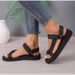 New Female Shoes On Sale Fashion Summer Outdoor Women's Solid Open Toe Low-heeled Roman Casual Beach Sandals Women_vogvips.com