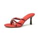 72901 Women's High-heeled 2026 Summer New Style Thin-heeled Outdoor Sandals With Toe Clip And Single Strap_vogvips.com