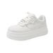 Little White Shoes Women's Platform Female Students' Leisure Sports Versatile Board Shoes Street Shooting_vogvips.com
